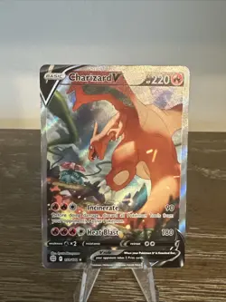Pokemon TCG Charizard v Alternate Art Sword & Shield Brilliant Stars 154/172 - Image 1