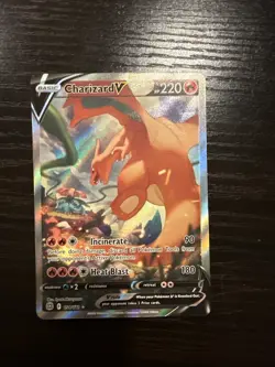 Pokemon TCG Charizard v Alternate Art Sword & Shield Brilliant Stars 154/172 - Image 1