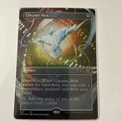 MTG: Chrome Mox (Borderless) Double Masters - Foil - NM - CEDH Staple - - Image 1