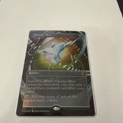 MTG: Chrome Mox (Borderless) Double Masters - Foil - NM - CEDH Staple - - Image 2