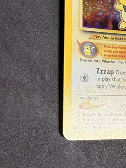 Pichu (Swirl) 12/111 Unlimited - Holo Pokemon Card - Neo Genesis - LP-MP - Image 5