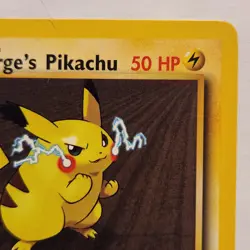 Lt. Surge's Pikachu 81/132 Pokemon TCG 1st Edition Gym Heroes NM Vintage 2000 - Image 3