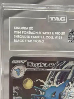 2023 POKEMON SV BLACK STAR PROMOS - SVP EN #131 KINGDRA EX TAG GEM MINT 10 - Image 5