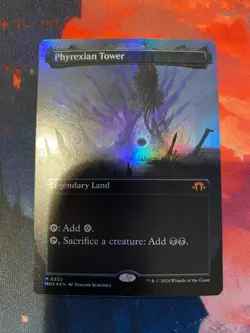 MTG Modern Horizons 3 Phyrexian Tower Borderless Foil - Image 1