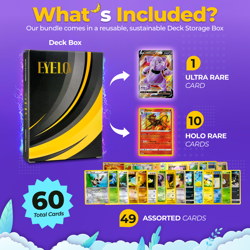 Pokemon Card Lot 60 Cards + Ultra Rare | VMAX GX EX OR V! STOCKING STUFFER - Image 2