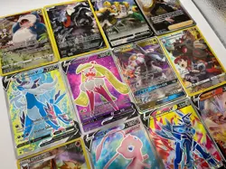 Pokemon 10 Card Lot Pack- with Ultra Rare GUARANTEED: V VMAX EX GX VSTAR - Image 1