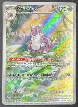 Nidoking 174/165 Pokemon TCG Sv: Scarlet & Violet 151 IR Full Art Near Mint - Image 1