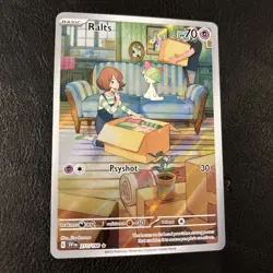Ralts 211/198 Pokemon Scarlet Violet Base Illustration Card NM - Image 1