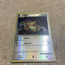 Pokemon TCG Farfetch'd Reverse Holo HeartGold SoulSilver Card 19/123 - Image 2