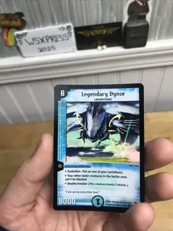 2004 Duel Masters Trading Card DM-02 Legendary Bynor #18/55 Super Rare Holo Foil - Image 1