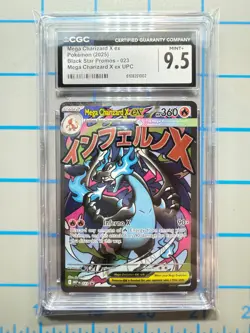 pokemon card mega charizard promo 23 cgc 9.5 - Image 1