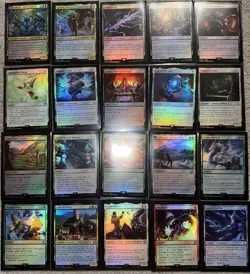 MTG Magic The Gathering Final Fantasy Lot Of 20 FOIL Cards - Image 1