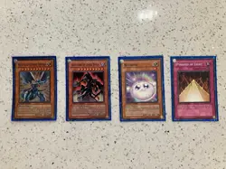 YU-GI-OH 2004 LIMITED EDITION SET OF 4 YUGIOH THE MOVIE PYRAMID OF LIGHT CARDS - Image 1