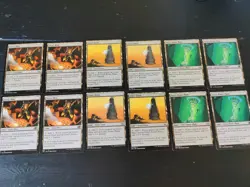MTG - Urza's Tron Lands: Tower, Power Plant, Mine - LP -Playset X4 (12 cards) - Image 1