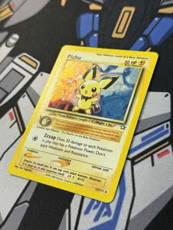 Pokemon TCG Pichu Holo Rare Neo Genesis 12/111 Mint Condition - Image 2