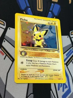 Pokemon TCG Pichu Holo Rare Neo Genesis 12/111 Mint Condition - Image 4