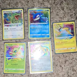 Pokemon TCG Amazing Rare Rayquaza Kyogre Raikou Jirachi Celebi Vivid Voltage - Image 1