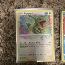 Pokemon TCG Amazing Rare Rayquaza Kyogre Raikou Jirachi Celebi Vivid Voltage - Image 2