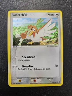 Pokemon EX Emerald Farfetch'd Secret Rare Holo 107/106 NEAR MINT - Image 1