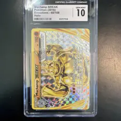 Pokemon Machamp BREAK (2016) Evolutions 60/108 CGC 10 - Image 1