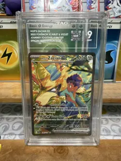 Pokemon 2025 Journey Together Special Illustration Hops Zacian EX 186/159 TAG 9 - Image 1