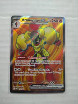 Pokemon Armarouge EX 125 Sv: Scarlet & Violet Promo Cards Holo -Black Star Promo - Image 1
