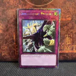 Dimensional Prison RA04-EN132 - Platinum Secret Rare - Yugioh Stampede - Image 1