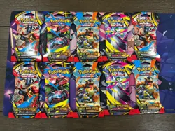 Pokemon TCG Mega Evolution Sleeved Booster Pack Lot of 10 New/Sealed - Image 1