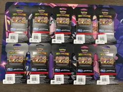 Pokemon TCG Mega Evolution Sleeved Booster Pack Lot of 10 New/Sealed - Image 2