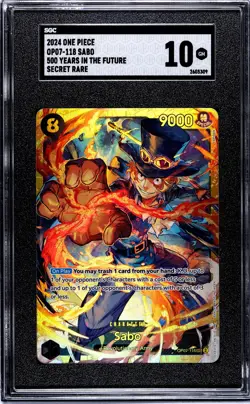 One Piece 500 Years in the Future #OP07-118 Sabo SGC 10 - Image 1