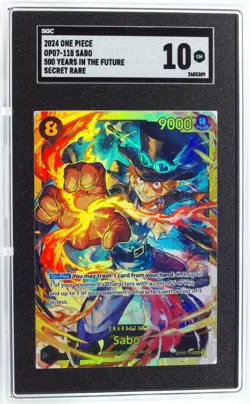 One Piece 500 Years in the Future #OP07-118 Sabo SGC 10 - Image 3