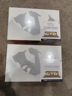 2 x Sealed Pokemon TCG Sword & Shield Ultra Premium Collection Charizard UPC Box - Image 1