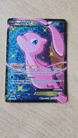 Pokemon Mew-EX TCG Legendary Treasures Full Art Ultra Rare Card RC24/RC25 NM - Image 1
