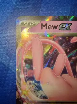 Pokemon Mew ex Double Rare 151 Play! Prize pack Stamp Series 5 151/165 NM - Image 3