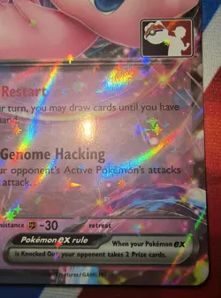 Pokemon Mew ex Double Rare 151 Play! Prize pack Stamp Series 5 151/165 NM - Image 5