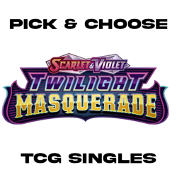 Pokemon TCG: Twilight Masquerade Card Singles- Choose & Complete Your Set (TWM) - Image 1