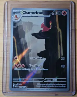 Charmeleon 169/165 Scarlet & Violet 151 Pokemon TCG Illustration Rare NEAR MINT - Image 1