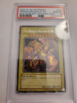 PSA 10 The Winged Dragon of Ra GBI-003 Secret Rare Promo - Image 1