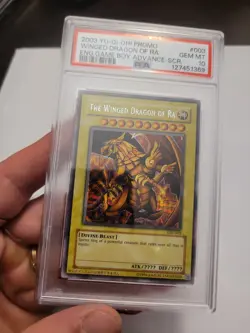 PSA 10 The Winged Dragon of Ra GBI-003 Secret Rare Promo - Image 3