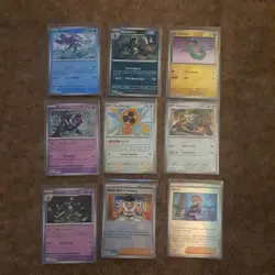 Pokemon_2025, Prismatic Evolutions_9 Card Poke Ball Reverse Holo Bundle_NM Fresh - Image 1