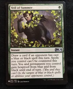 Veil of Summer Core Set 2020 Regular MTG Card - Image 1