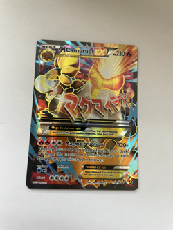 Pokemon M Camerupt EX Alternate Art Promo Full Art Holo XY198A Card Near Mint - Image 1