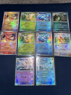 Prismatic evolutions Eveelution Pokeball - Lot of 10 Cards - Image 1