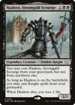 Haakon, Stromgald Scourge - MOC - Rare - MTG Magic Pack fresh - Image 1