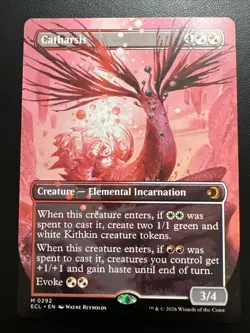 Catharsis - Borderless Lorwyn Eclipsed MTG NM - Image 1