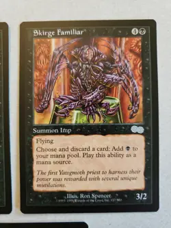 MTG Skirge Familiar x3 Urza's Saga 157 Vintage Uncommon Unplayed Near Mint 3x - Image 3