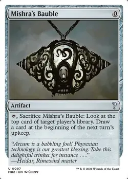 Mishra's Bauble x1 1x Mystery Booster 2 White Border NM MTG - Image 1