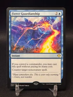 MTG - Fierce Guardianship - C20 - Rare - NM/M - Commander 2020 - Image 1