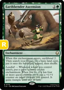 MTG Earthbender Ascension Avatar Rare Enchantment NM - Image 1