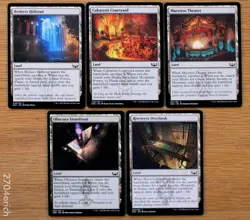 Set of 5 Tri-Fetch Lands / Streets of New Capenna *NM* Magic Gathering Group MTG - Image 1